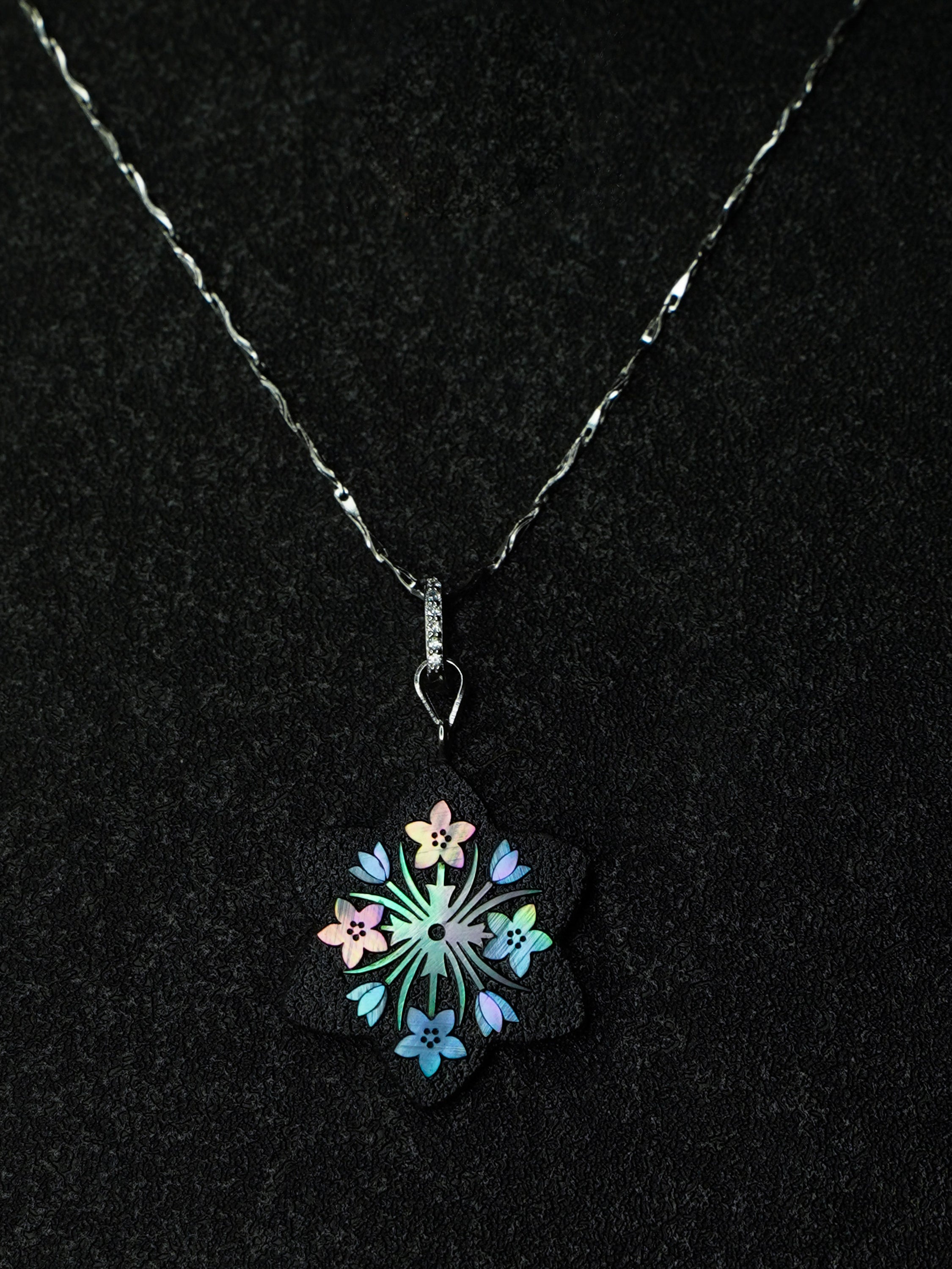 Twelve Bloom Series — January Narcissus  Pendant Necklace