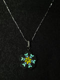 Twelve Flora Series — February Winter Jasmine  Pendant Necklace