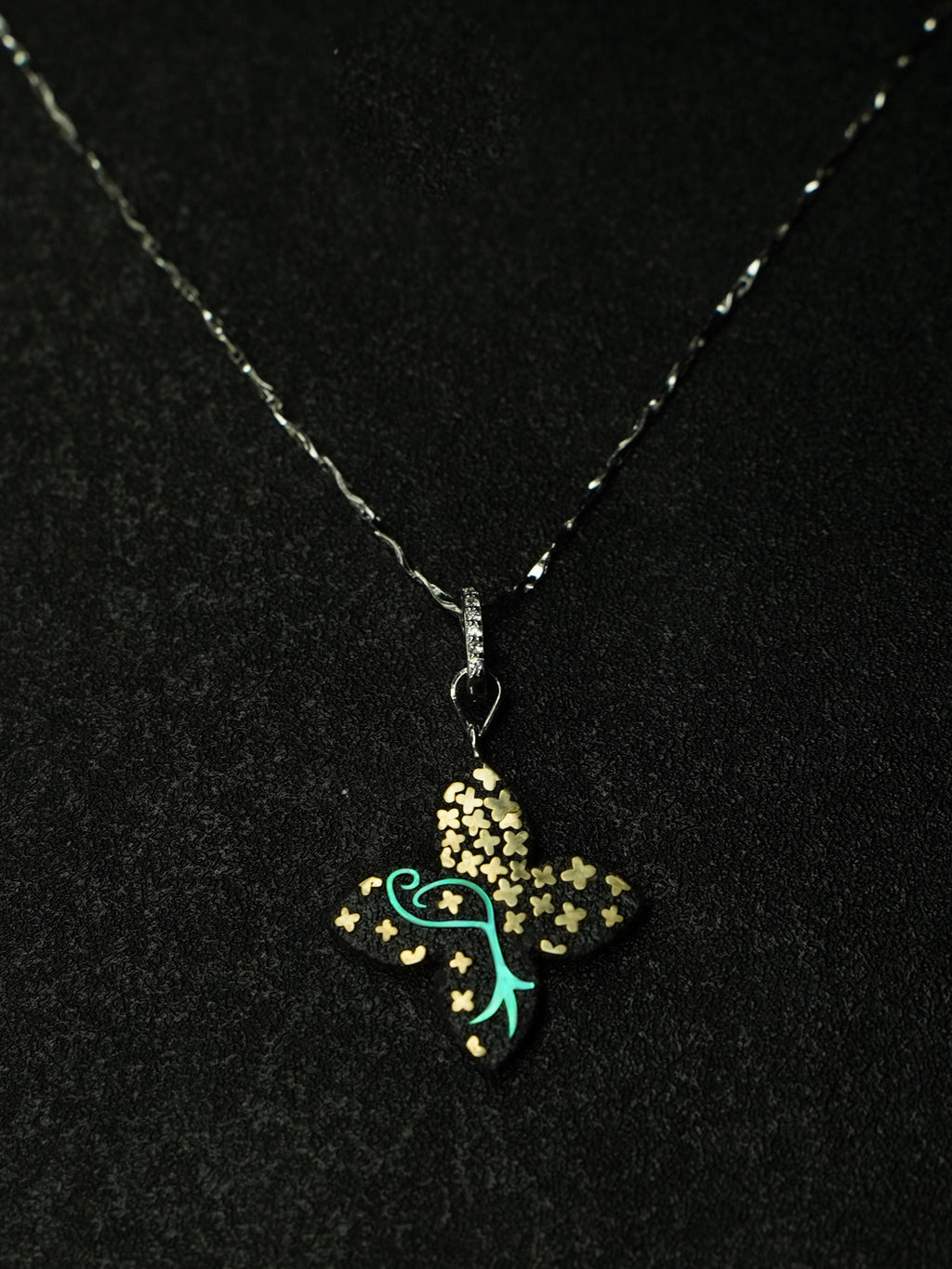 Twelve Flora Series — August Osmanthus Pendant Necklace