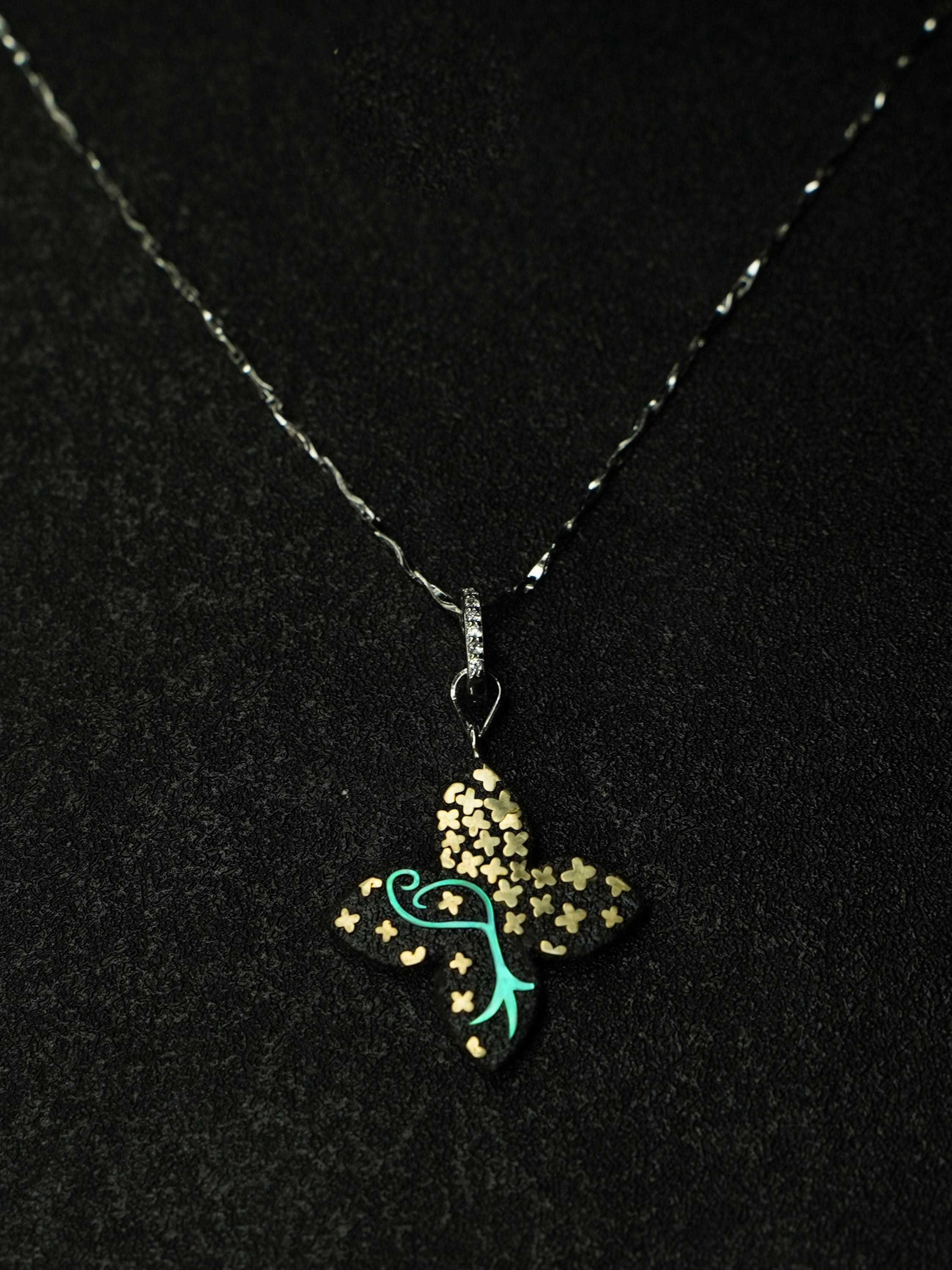 Twelve Flora Series — August Osmanthus Pendant Necklace