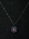 Heart's Rose Pendant Necklace