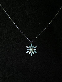 Snow Bloom Pendant Necklace