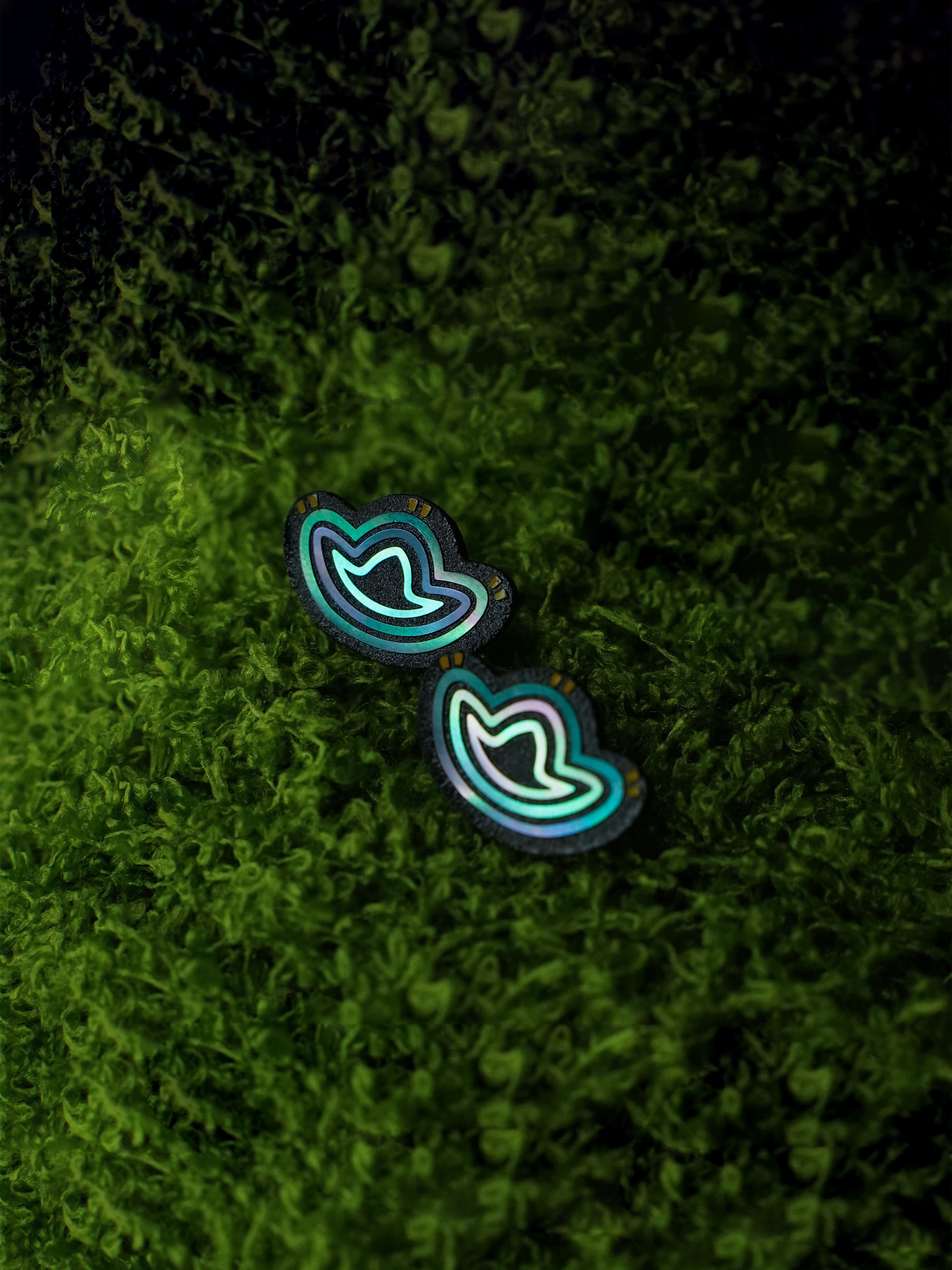 Azure Fortune stud earrings