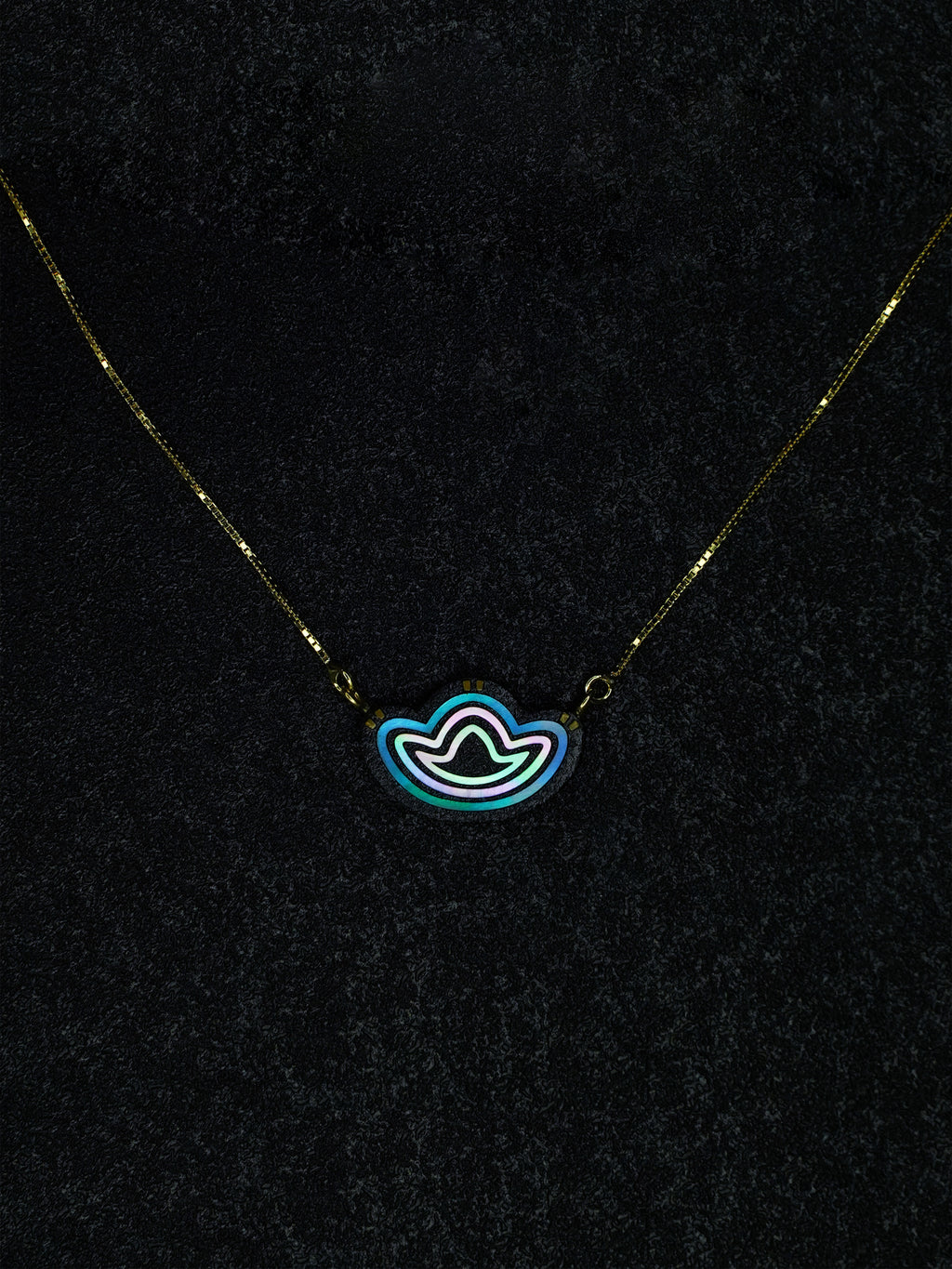 Azure Fortune Pendant Necklace