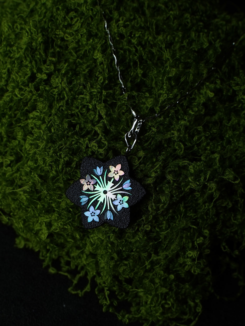 Twelve Bloom Series — January Narcissus  Pendant Necklace
