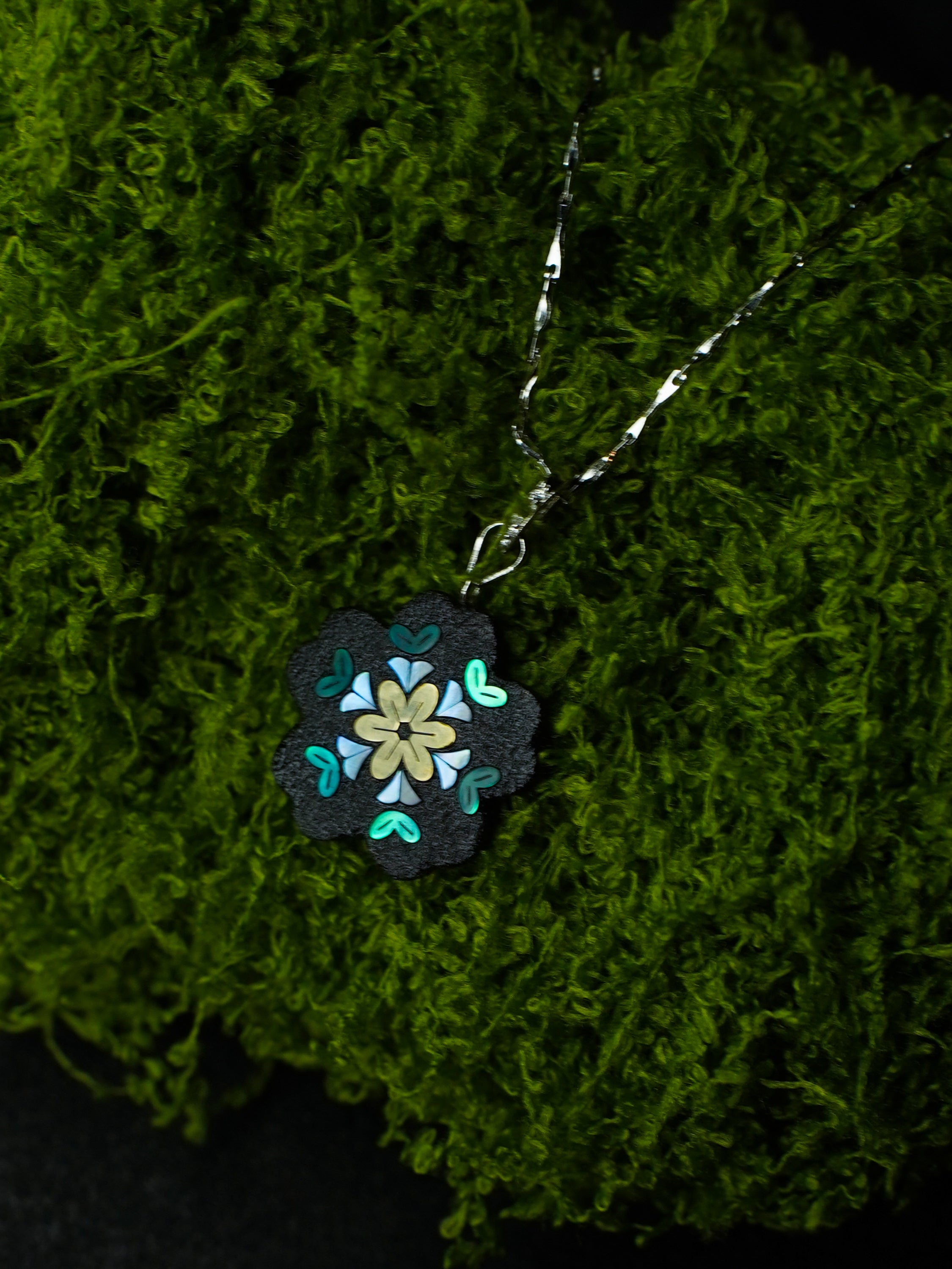 Twelve Flora Series — February Winter Jasmine  Pendant Necklace
