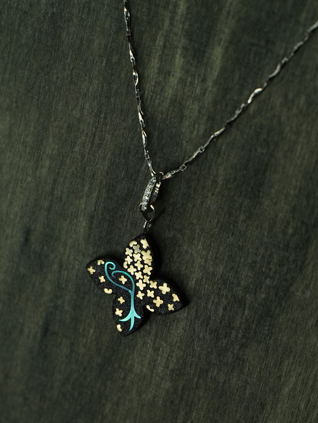 Twelve Flora Series — August Osmanthus Pendant Necklace