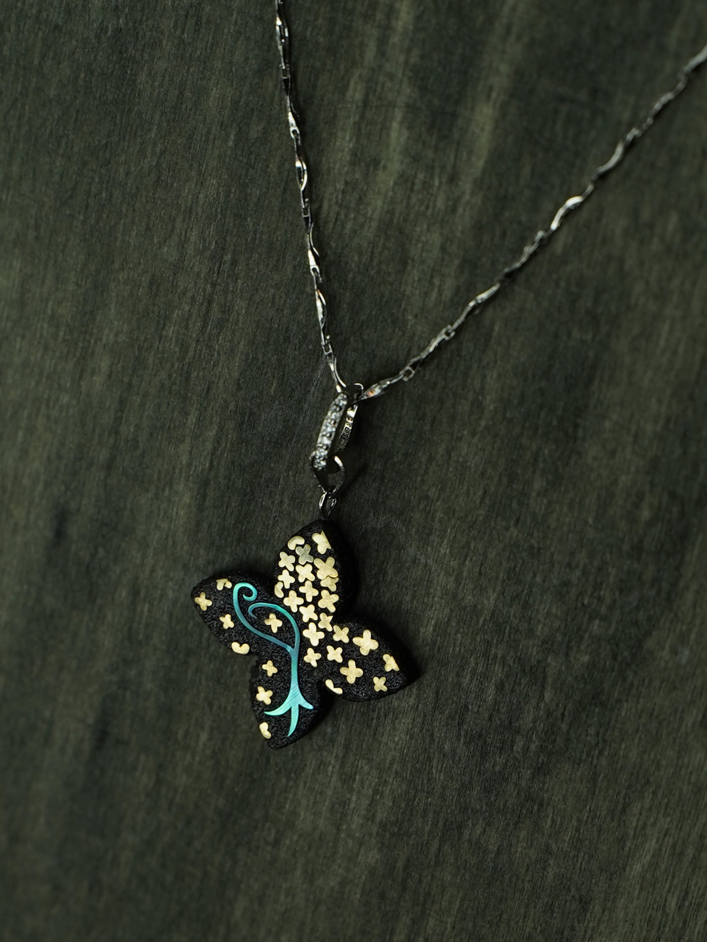 Twelve Flora Series — August Osmanthus Pendant Necklace