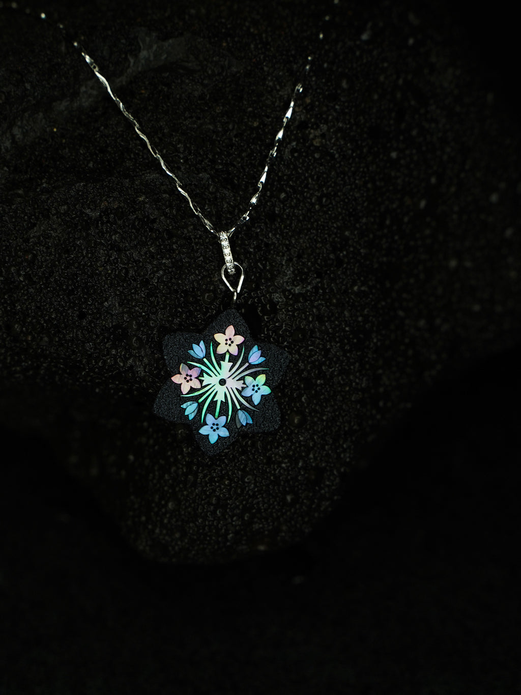 Twelve Bloom Series — January Narcissus  Pendant Necklace