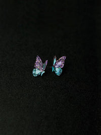 Moonlight Butterfly stud earrings