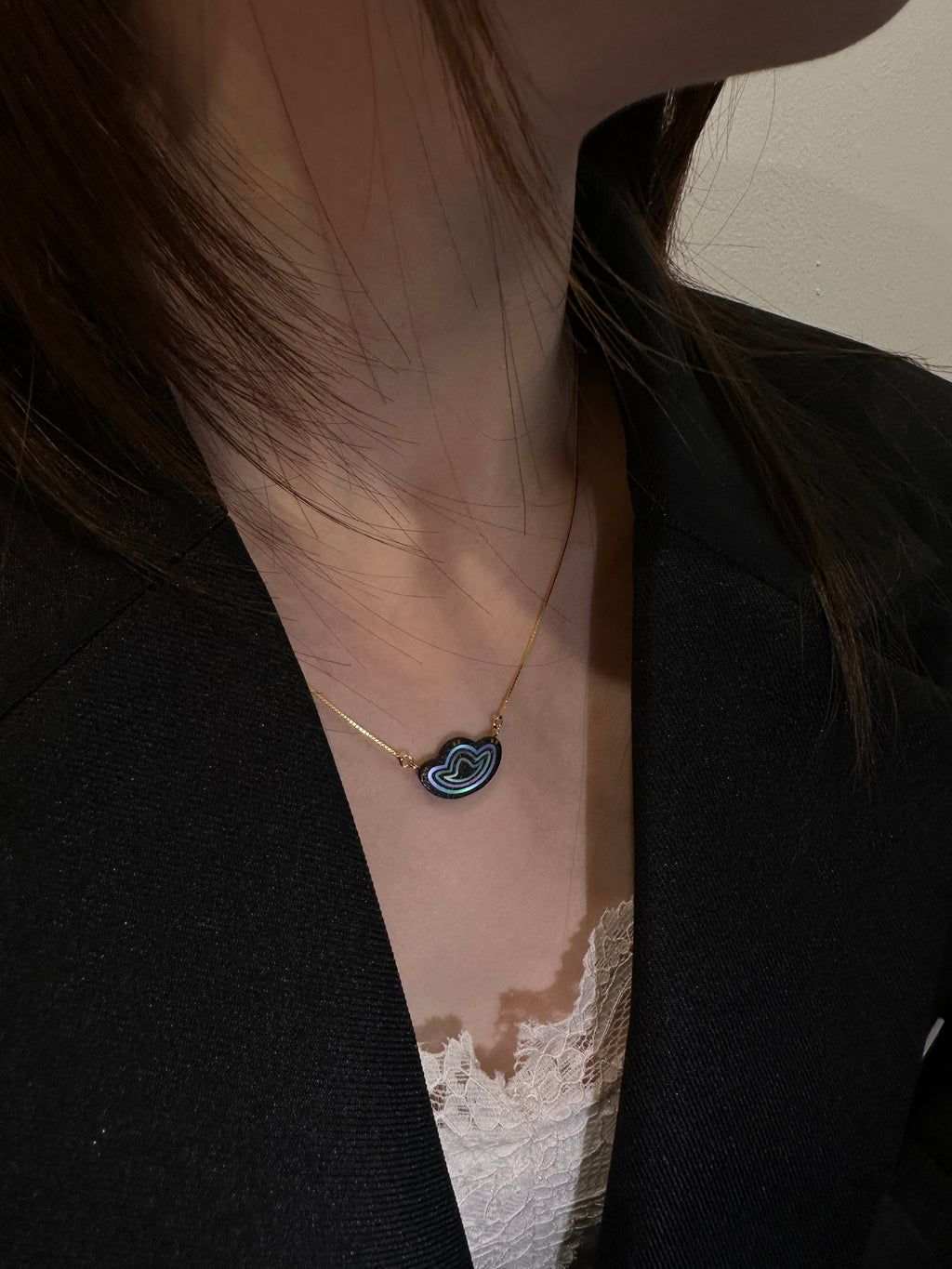 Azure Fortune Pendant Necklace