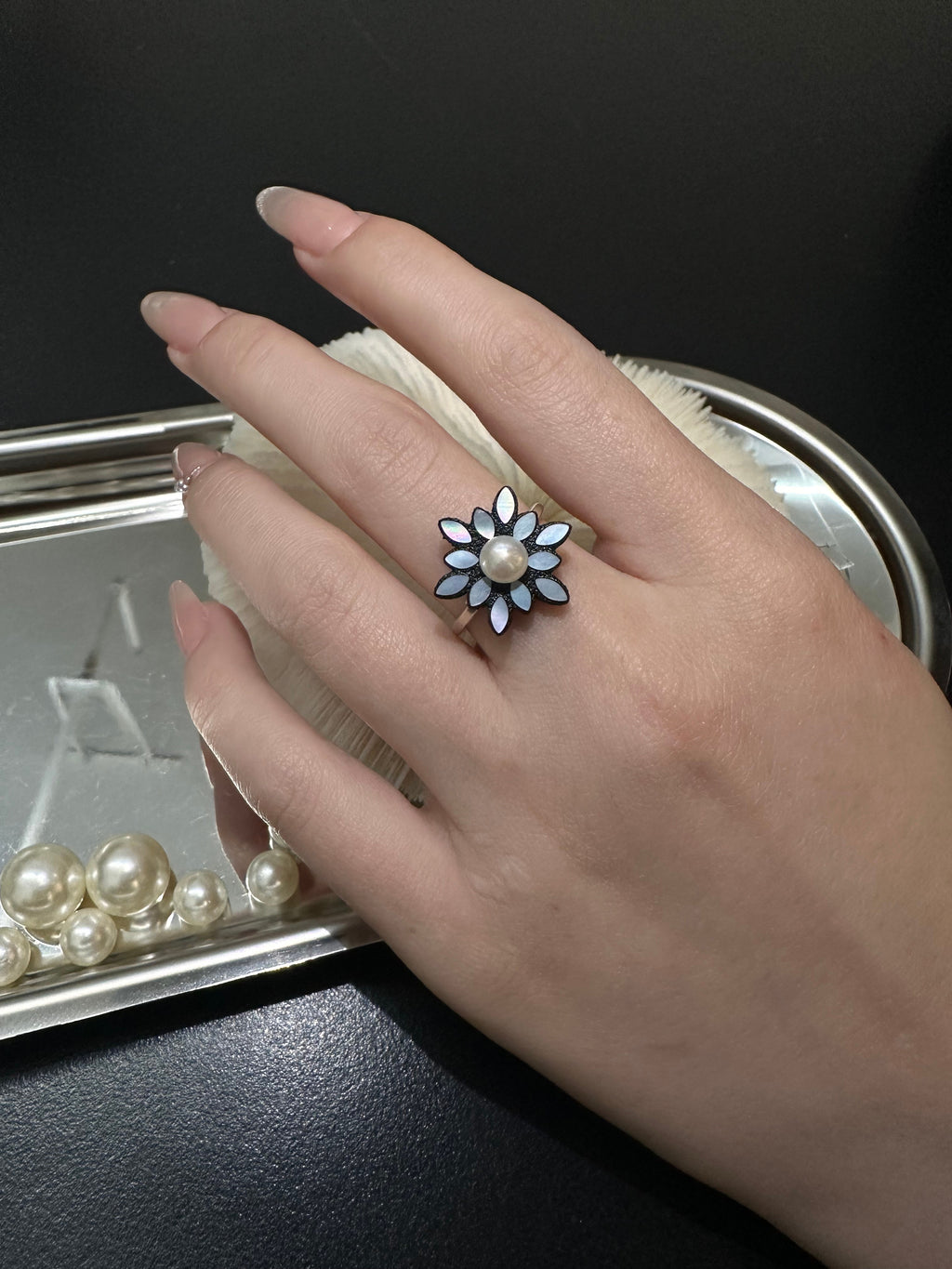 Snow Bloom Ring