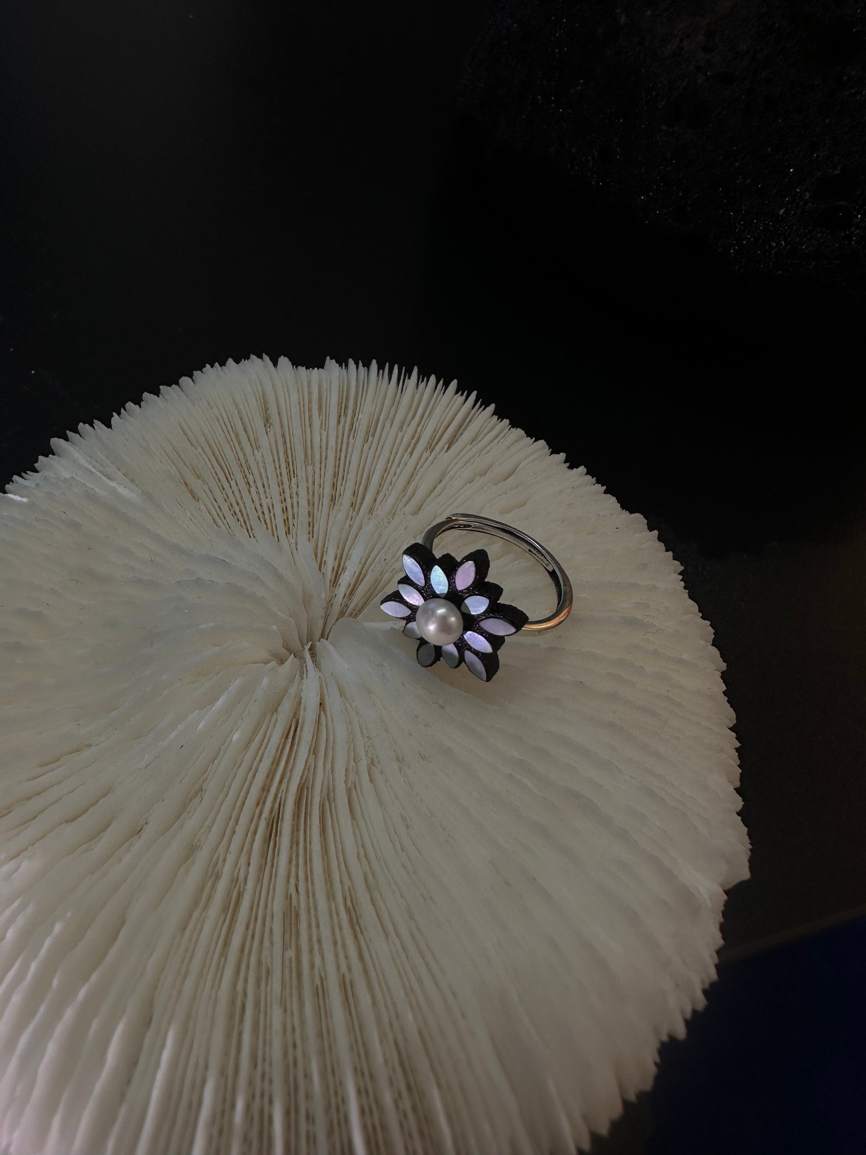 Snow Bloom Ring